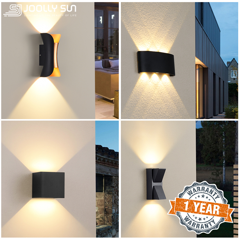 LED Wall Light Outdoor Wall Lamp Waterproof Lampu Dinding Lampu Effect ...