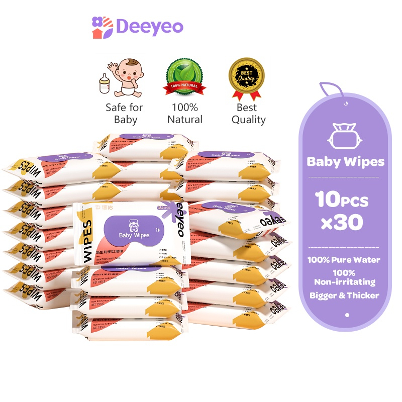 Deeyeo Baby Wet Wipes (80 Pcs x 5 Packs) Shopee Malaysia