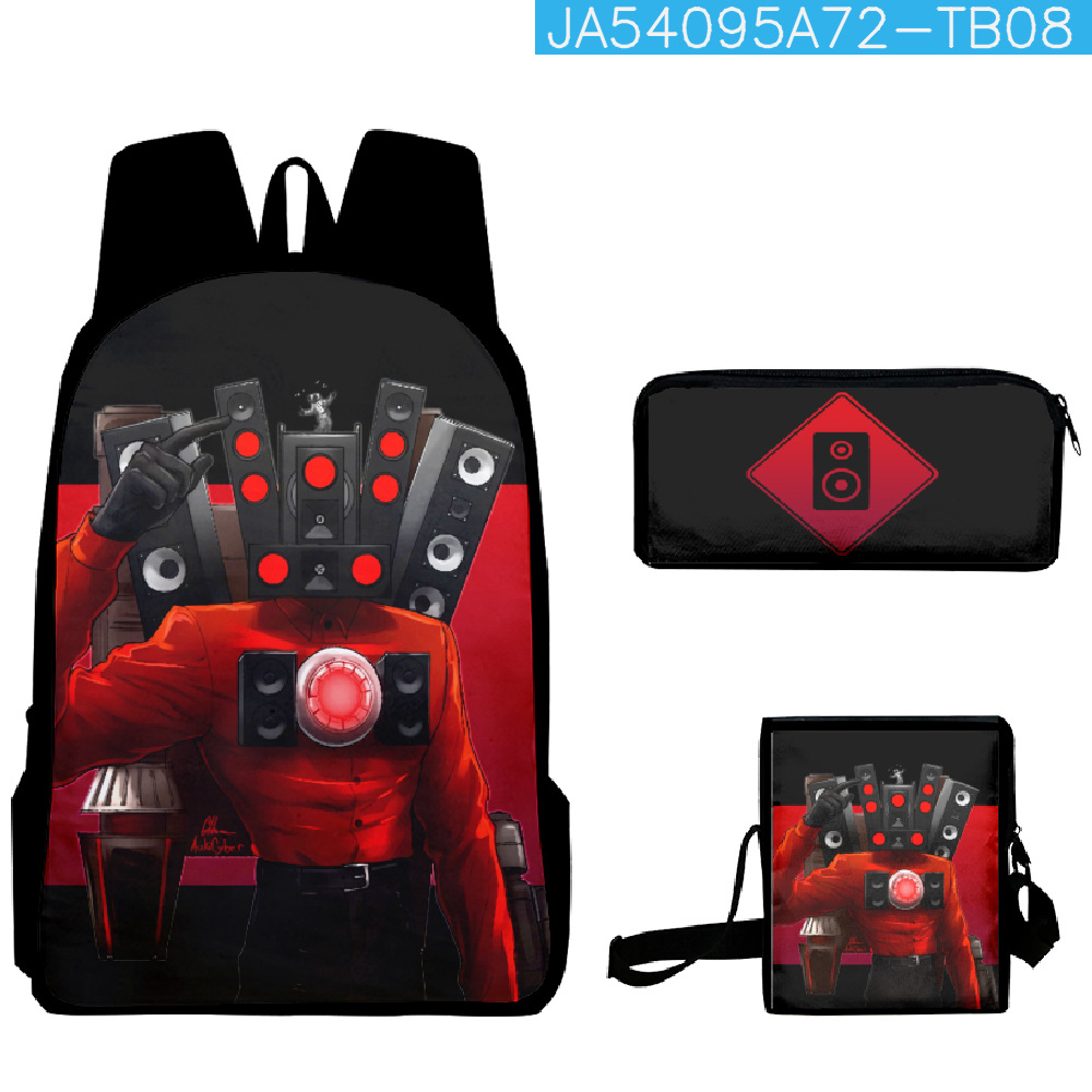 2024 Merchandise skibidi toilet toilet Man Spoof School Bag Backpack