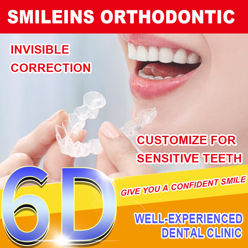 Mikr Brand Custom Braces Set Retainer Braces Teeth Orthodontic Invisalign Mouth