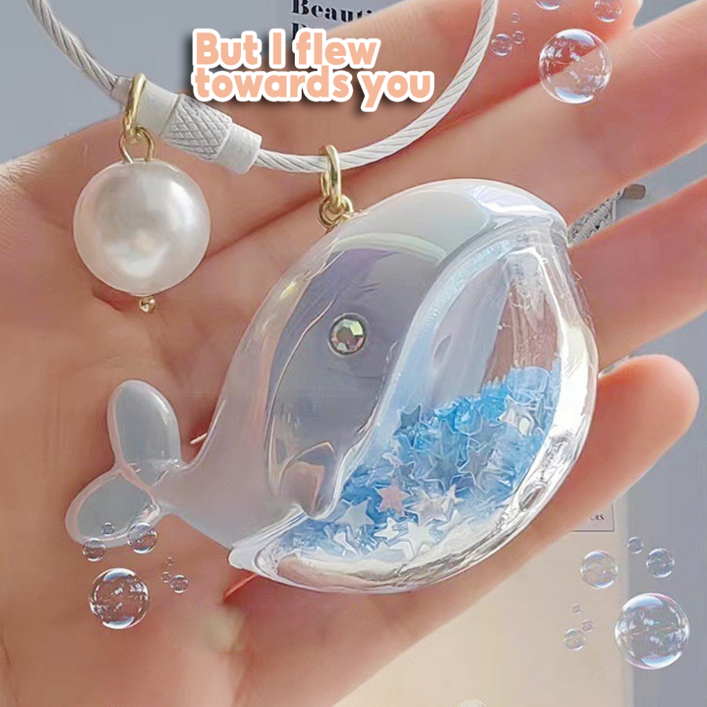 When I Fly to You Su Jae Same Style Whale Pendant Keychain