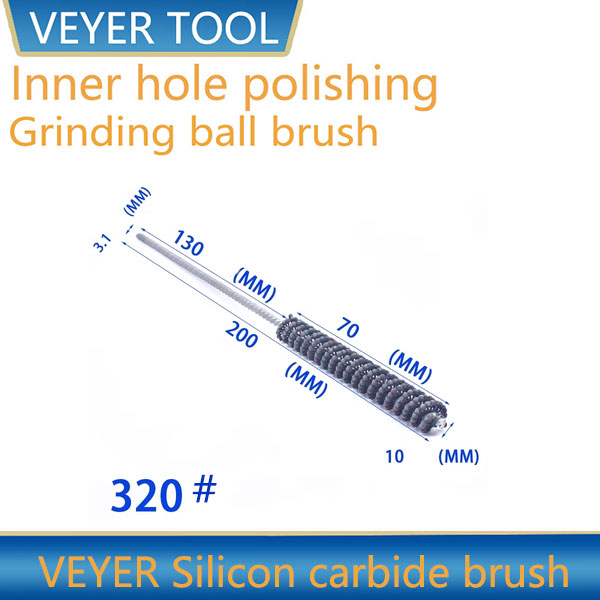 VEYER Flex Honing Ball Cylinder Brush 40mm Bebur Rust CNC Tool Metal PoliShing ball hone