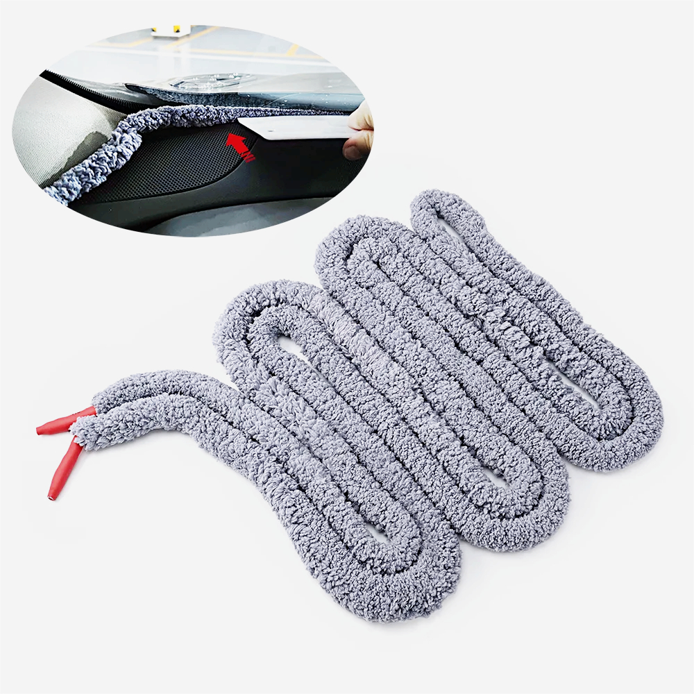 KTM 300cm Car Cleaning Water Absorbed Rope Rear Windshield Glass Gap ...