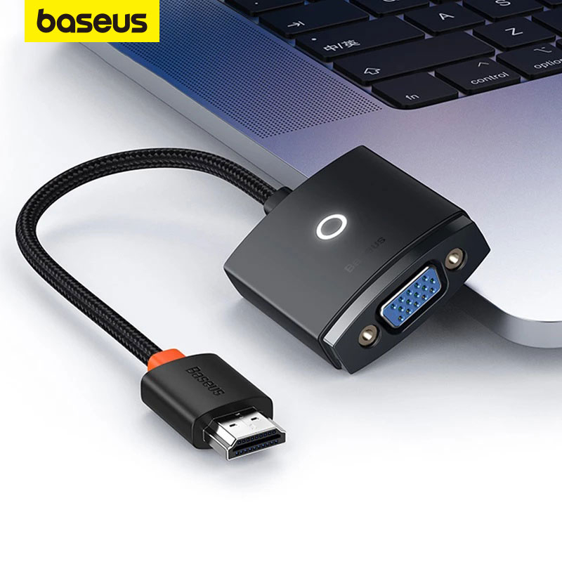 Baseus P Hdmi Compatible To Vga Adapter For Xbox Ps Ps Tv Box