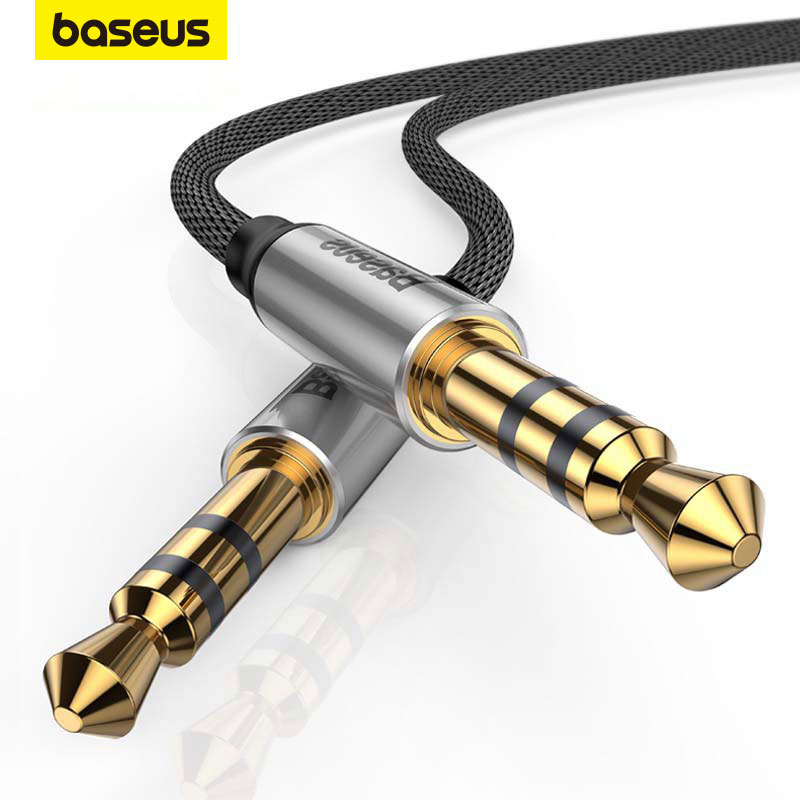 Baseus 3.5mm Jack Audio Cable Male to Male Aux Cable for Car Headphone