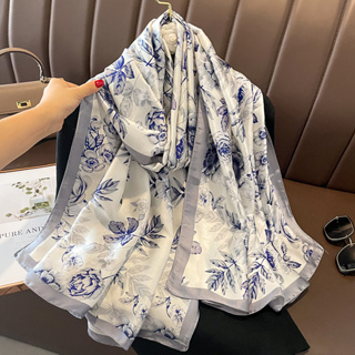 yunbobo Luxury Design Thick Foulard Cashmere Scarf Ladies Winter Pashmina Female Shawls Wraps Floral Women