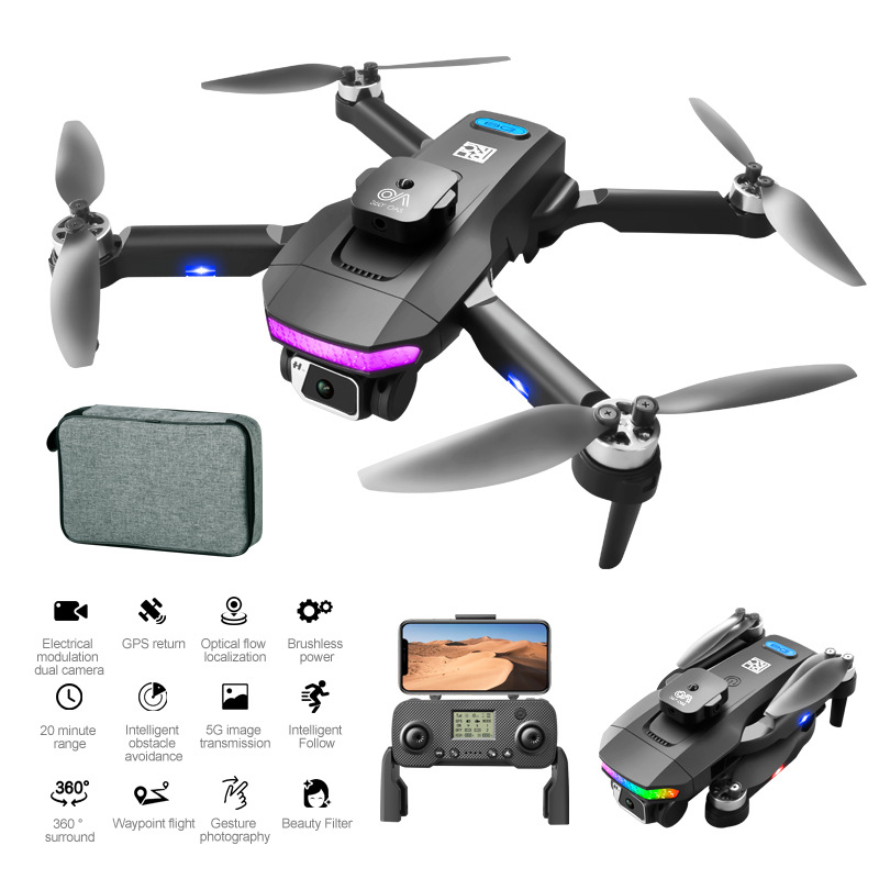 D8 PRO Drone With Camera 8K ESC Lens GPS Optical Flow Obstacle ...
