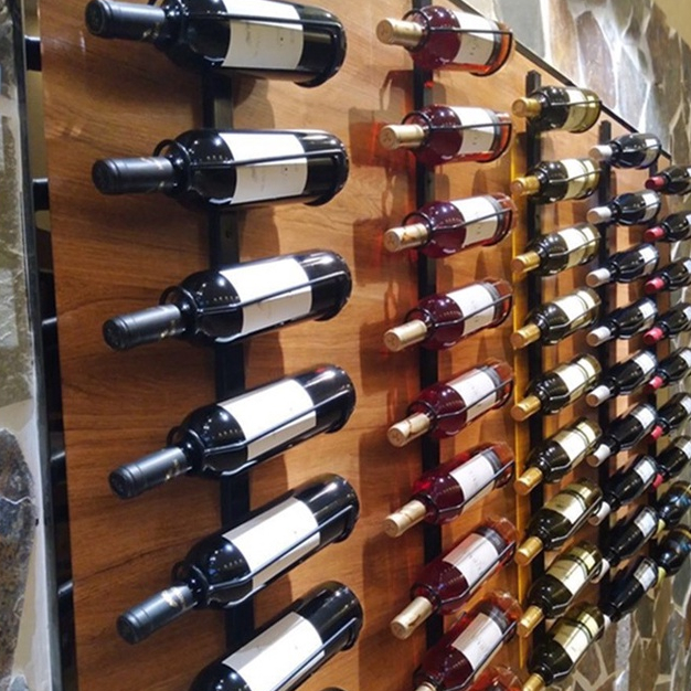 WallMounted Wine Rack Red Wine Display Rack Wall Wine Rack Wrought