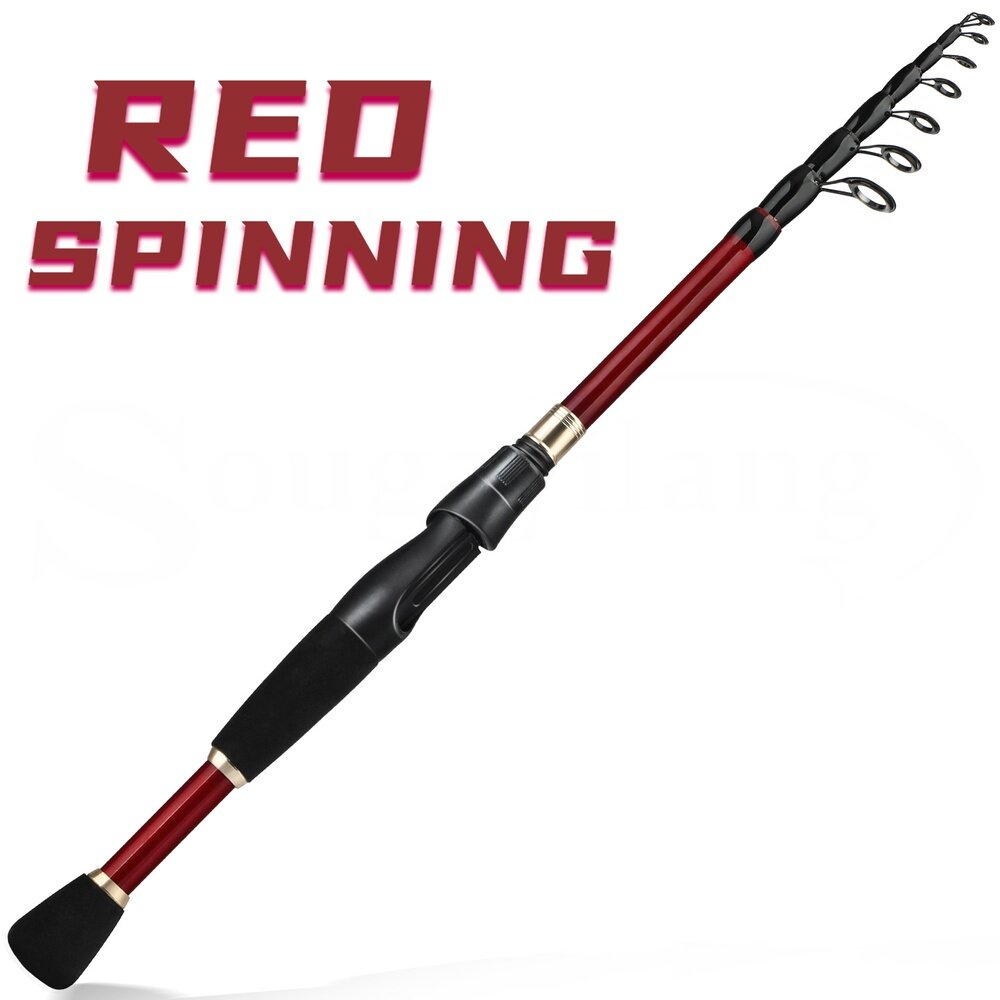 Sougayilang Telescopic Fishing Rod Ultralight Weight Spinning