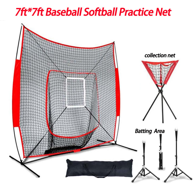 7 'X 7' Baseball Softball Practice Net Belt Batting Area Catching