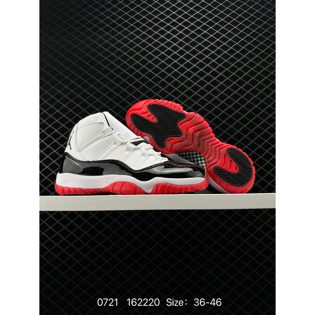 Jordan 11 rojo negro y blanco deals