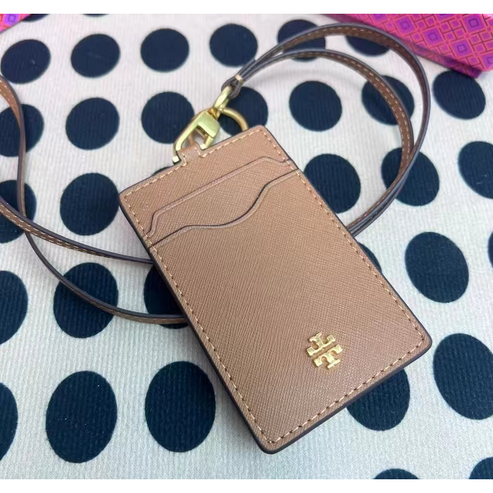 Tory burch card holder lanyard new arrivals