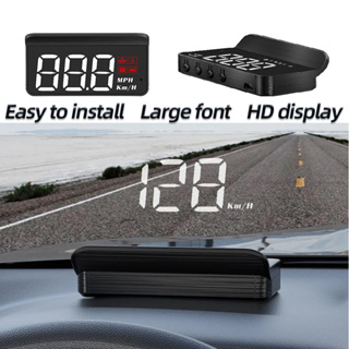 Aceshop Auto Car HUD Head Up Display KMH & MPH Digital GPS Smart  Speedometer with OverSpeed Alarm Fatigue Driving Warning, Navigation  Compass, 2.2'' LCD Screen, USB Plug & Play, for All Vehicle 