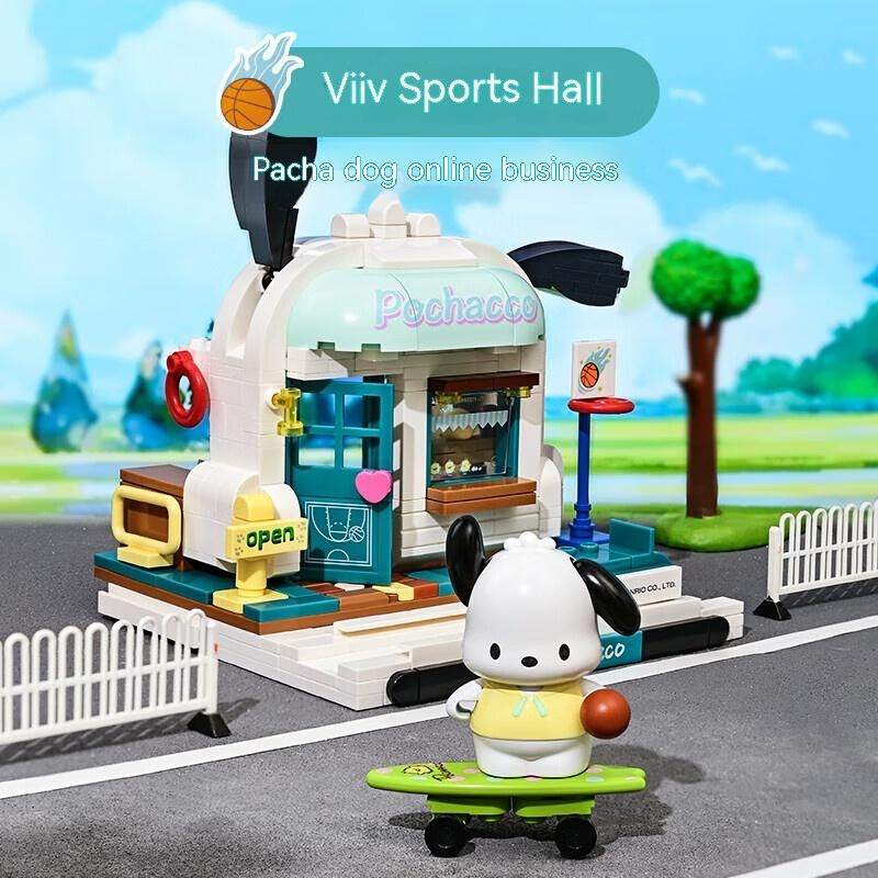 【keeppley Sanrio Pochacco Sports Hall View Building Blocks】SANRIO ...