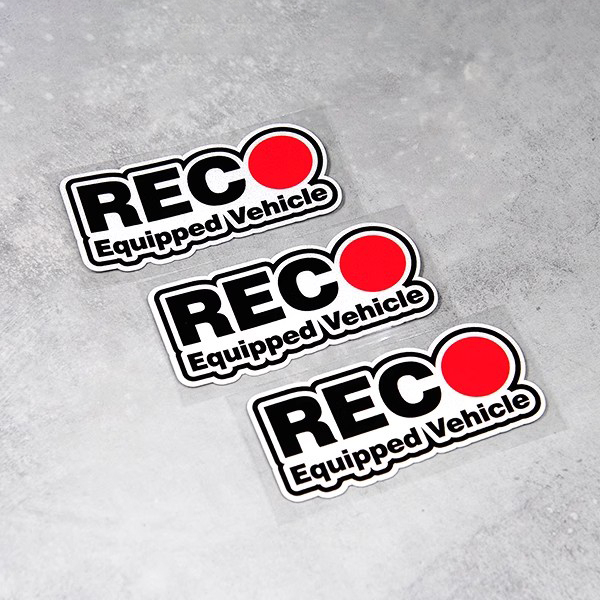 [P-A730] Reflective Car Driving Recording Warning Rear Safety Video ...