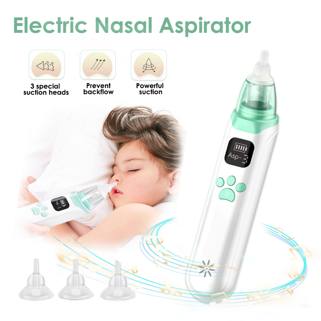 Penyedut Hingus Baby Nasal Aspirator Electric Ear & Nasal Aspirator Ear ...