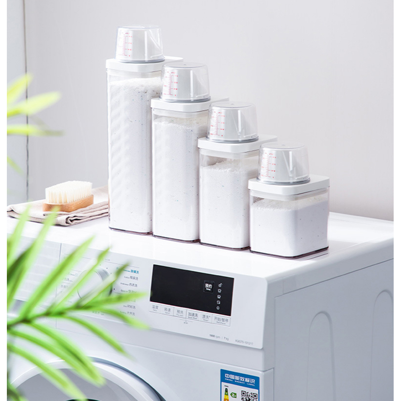 Portable Airtight Laundry Detergent Dispenser LeakProof Refillable