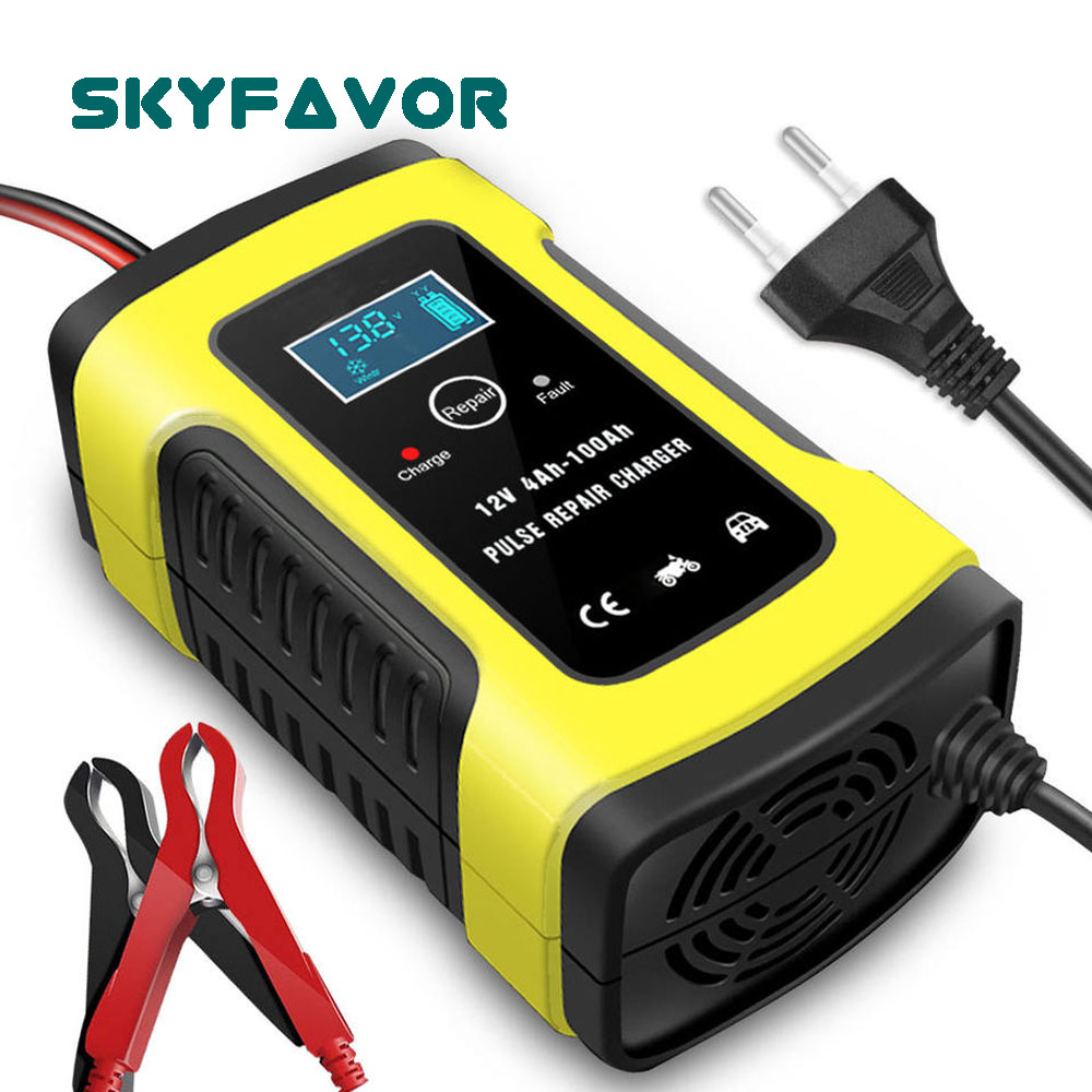 Best selling 12v 5a pulse repair automatic car battery charger 12volt