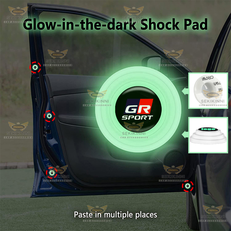 Upgrade Luminous Gr Car Shock Absorber Gasket Car Door Sound Insulation