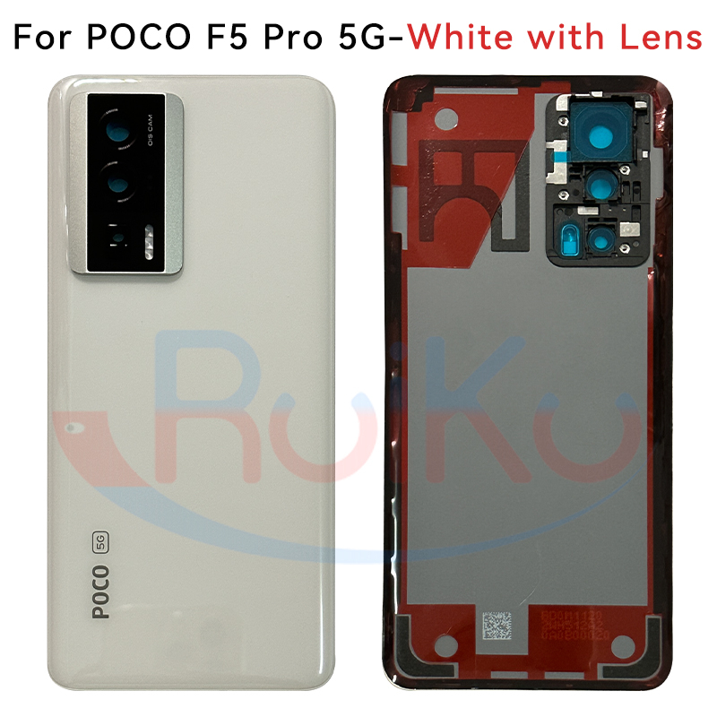 For Xiaomi POCO F5 Pro 5G Battery Cover back glass Pocophone f5