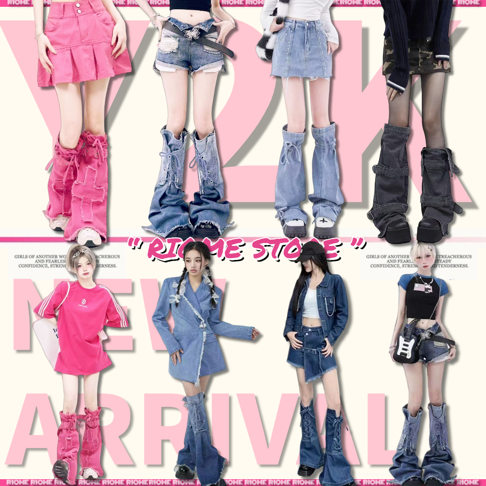 GETADME Summer Women Fairycore Retro Design Y2k Midi Denim Trumpet Mermaid Skirt Slit Gyaru Coquette 2000s Jean Ballet Core Korean Tide