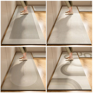 Linen Braided Kitchen Mat Rubber Bottom Anti-slip Design Water-absorbing  Oil-absorbing Kitchen Floor Protection Mat - AliExpress
