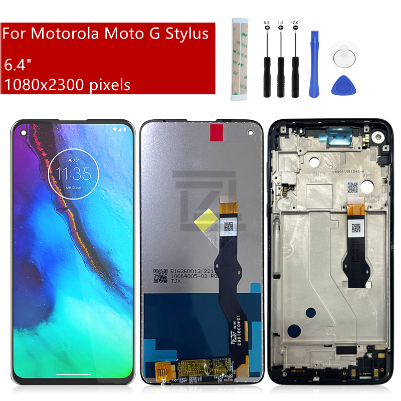 For Motorola Moto G Stylus 2020 LCD Display Touch Screen Digitizer