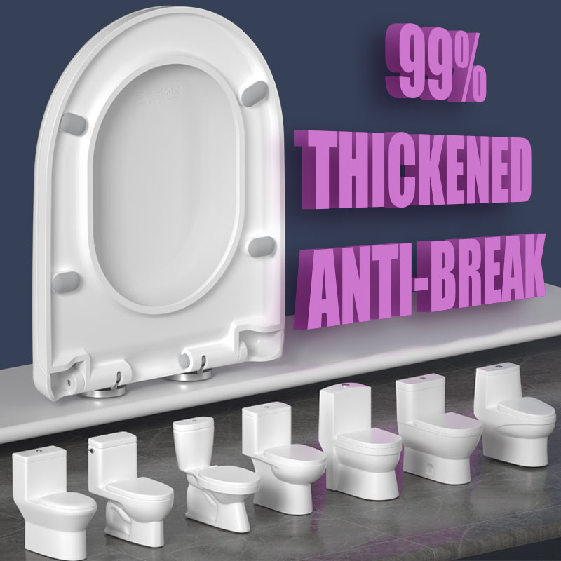 Local shipment 】100 Original Toilet Seat Toilet Cover Replacement With