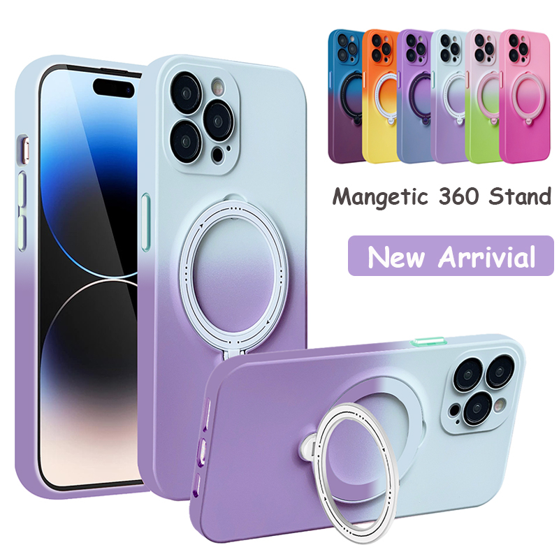 iPhone 15 Pro Max 14 15plus 360 Rotating Stand Case 14Pro Ring Holder ...