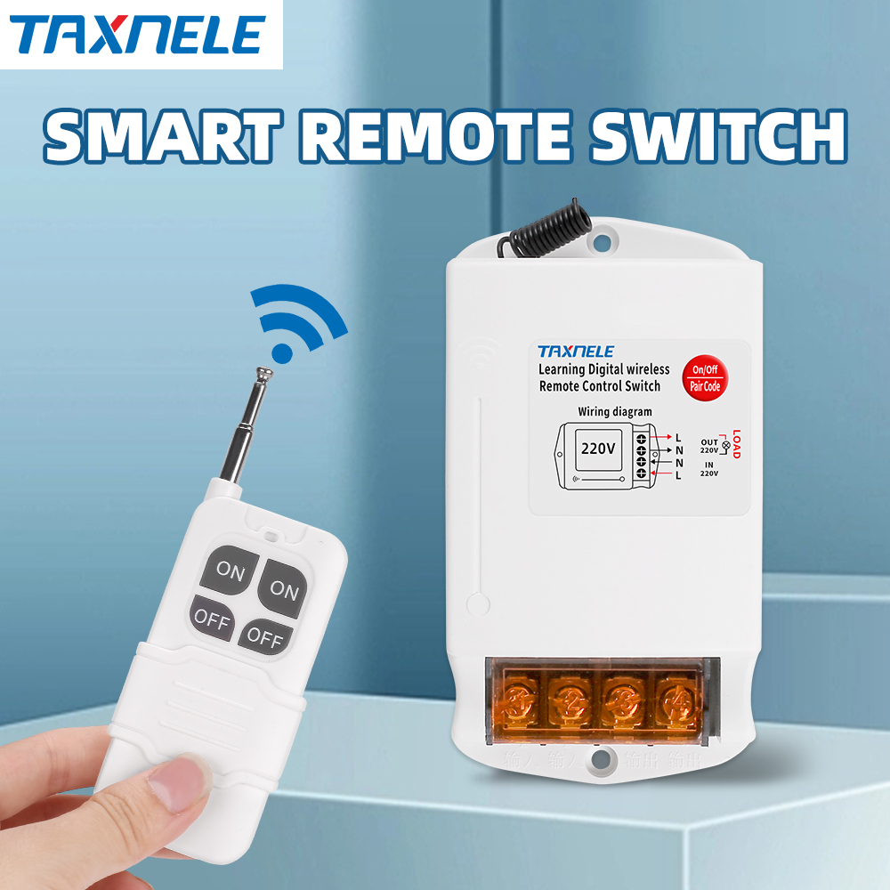 220V Water Pump Wireless Industrial Remote Control Switch Intelligent ...