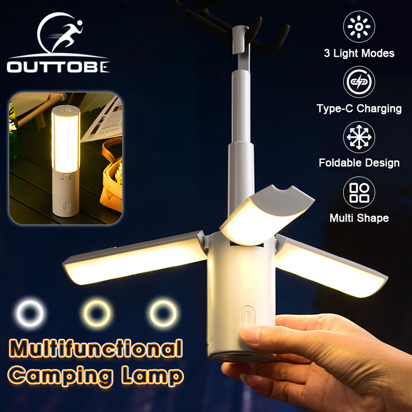 Outtobe Camping Lights Multifunctional Lamp Foldable Lamp Portable ...