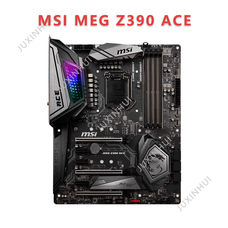 Msi Meg Z390 Ace 1151 Pin Supports 8th And 9th Generation Ddr4 Atx Versions Ninety Percent New