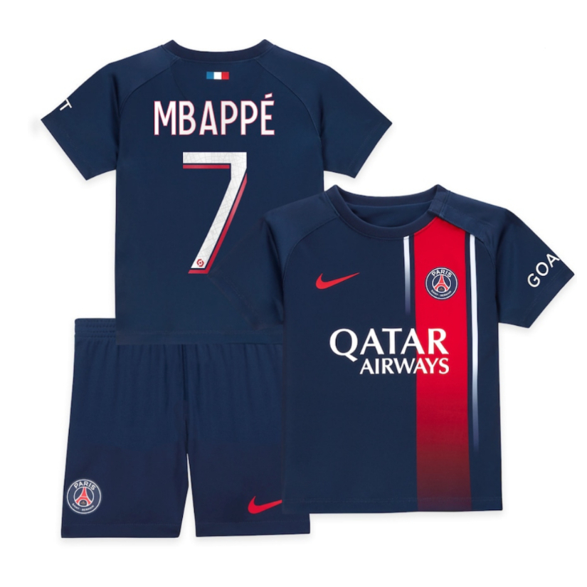 Mbapp 2022-2023 Paris Saint-Germain Soccer Jersey Activewear for Kids and Adults, Size: Large