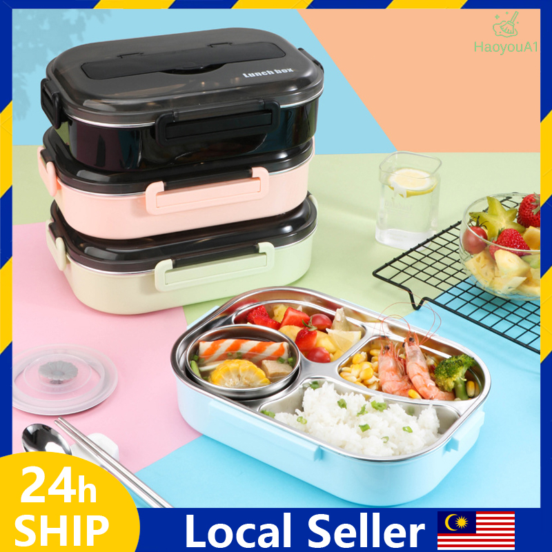 Lunch Box With Stainless Steel Insulated Soup Bowl
