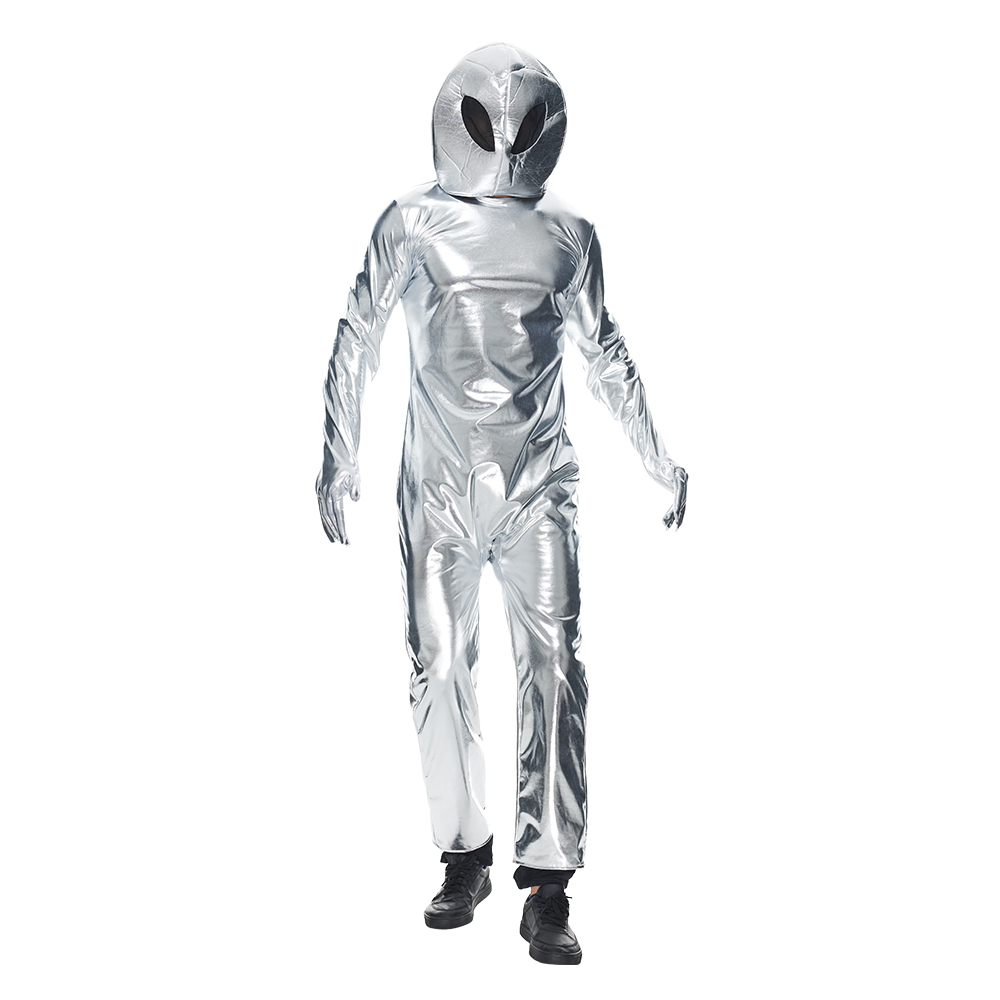 ❤Ready Stock❤Halloween Adult Classic Alien Costume Men Funny The NASA E.T Alien  Cosplay Sliver Jumpsuit Party Game Extraterrestrial Martian Spaceman  Costumes Stage Performance Fancy Dress up | Shopee Malaysia