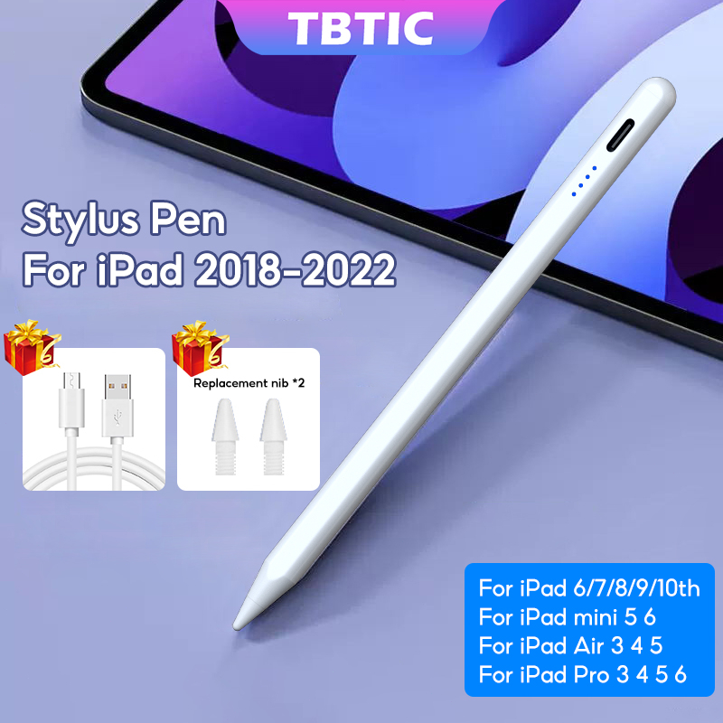 TBTIC Stylus Pen For iPad Air 5th 10th Pro 12.9 11 4th 3th 9th 8th 7th ...