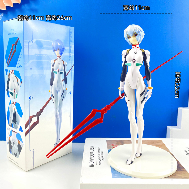 22cm NEON GENESIS EVANGELION Anime Figure EVA Ayanami Rei Asuka Langley ...