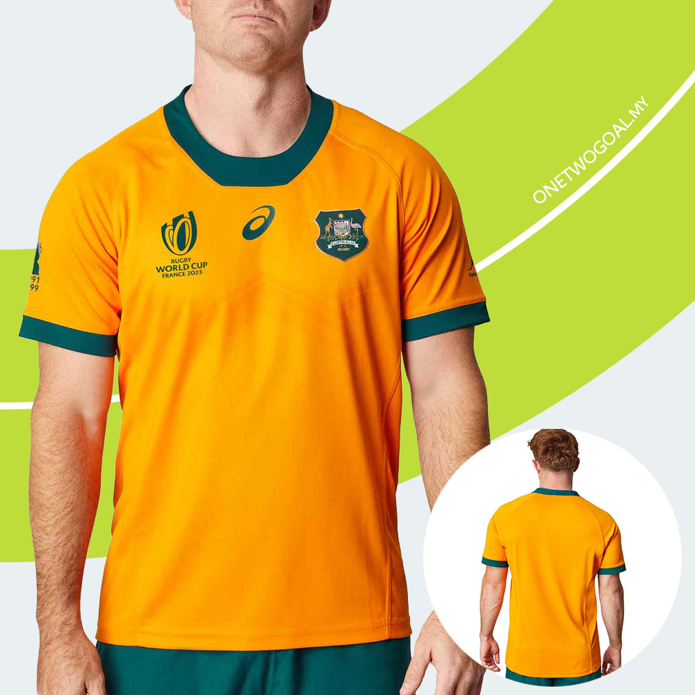 2023 RWC Australia Rugby Jersey Rugby World Cup Home Shirt Shopee