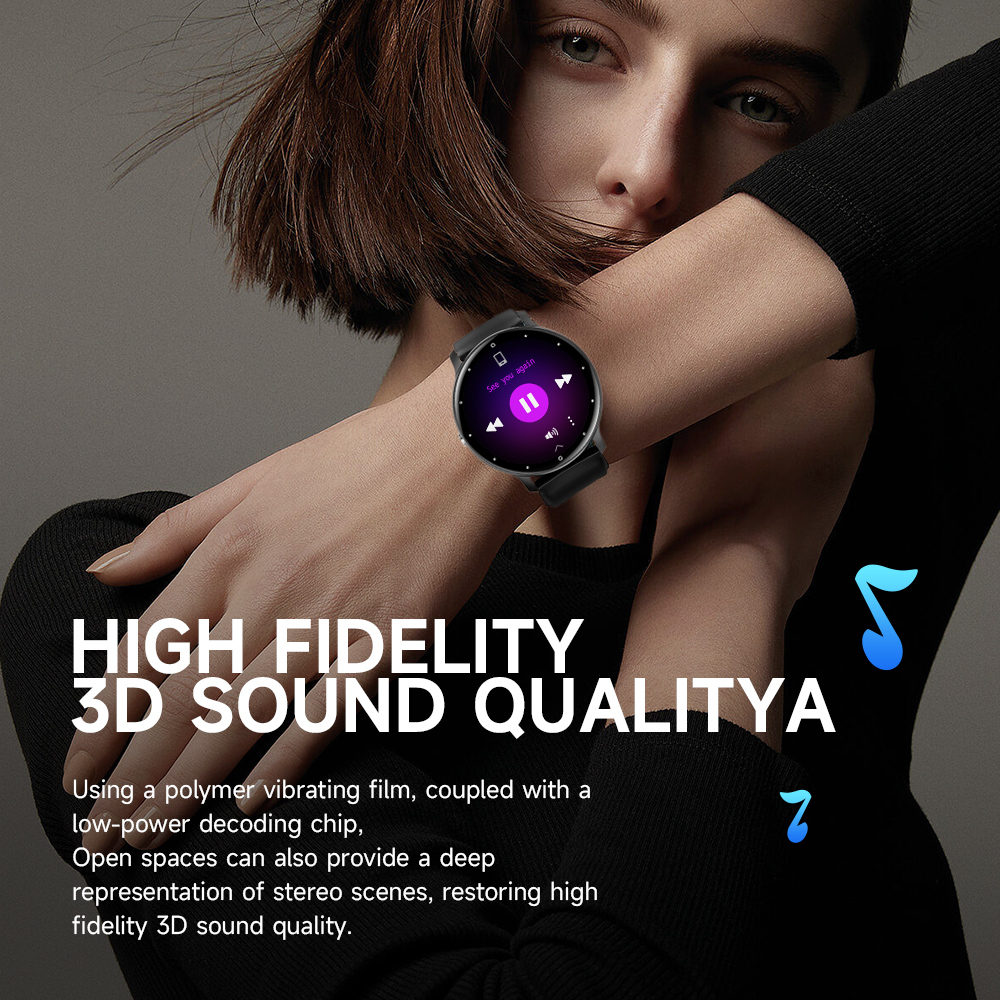 SKMEI Smart Watch Bluetooth Phone Call Waterproof Fitness Tracker Full Touch Screen Heart Rate Multifunctional Sport Running Watch Jam Tangan Lelaki Original Telefon Blood Pressure Monitor Bluetooth F...