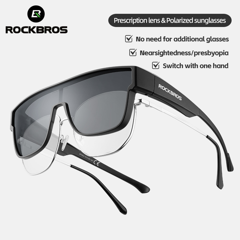 MY Delivery ROCKBROS Bicycle Glasses Photochromic Polarized