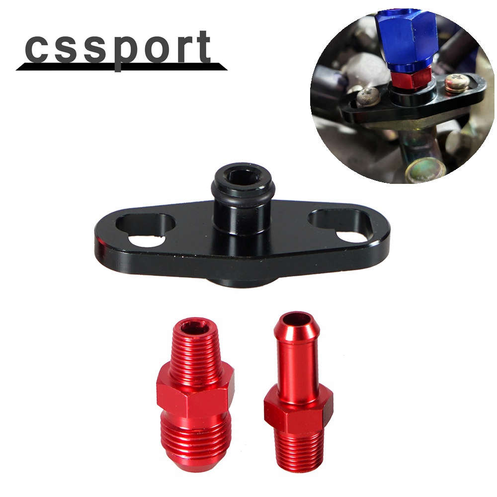 Car Fuel Rail Pressure Regulator Adapter Kit Set Fuel Rail Adapter ...