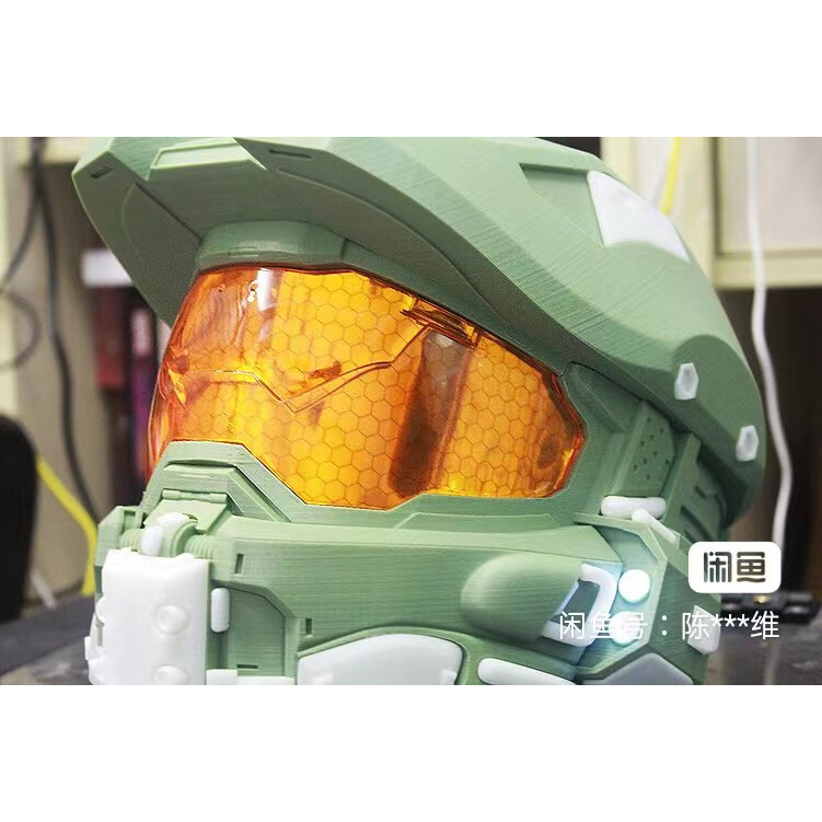 Halo Master Chief Helmet 1: 13D Printing Real Wearable Helmet cosplay Props