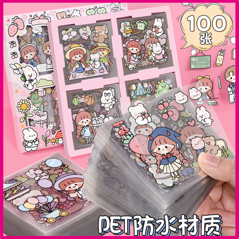 400 Cute Handbook Stickers ins High-value Hot-selling Stickers Children ...