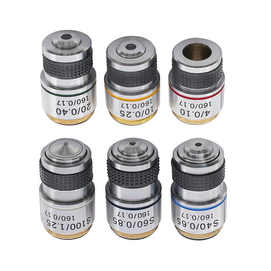 100X Achromatic Objective Lens for Biological Microscope 185 Objective ...