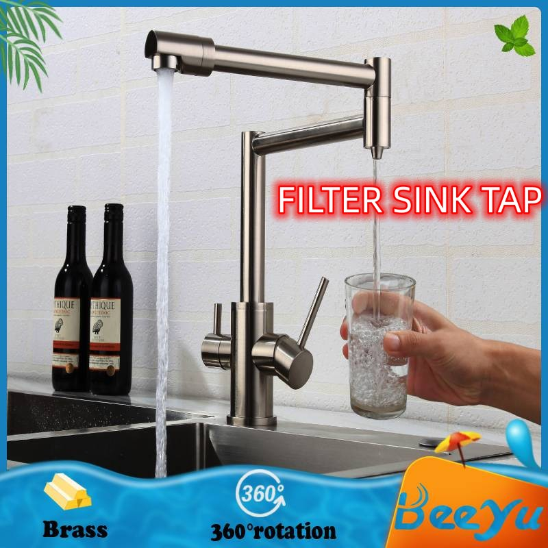 [READY STOCK] KITCHEN FILTER FAUCET FOLDABLE POT FILLER TAP PILLAR