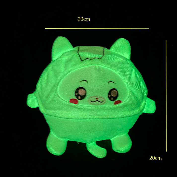 Stuffed Toy Luminous Lankybox Thicc Shark Thicc Foxy Thicc Boxy Ghosty Boxy Foxy Rocky Cyborg