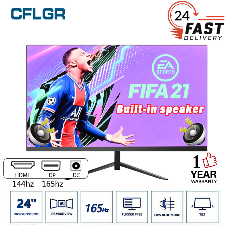 Curved Monitor PC 1927 Inch With Speaker 75HZ 1080P LED Computer