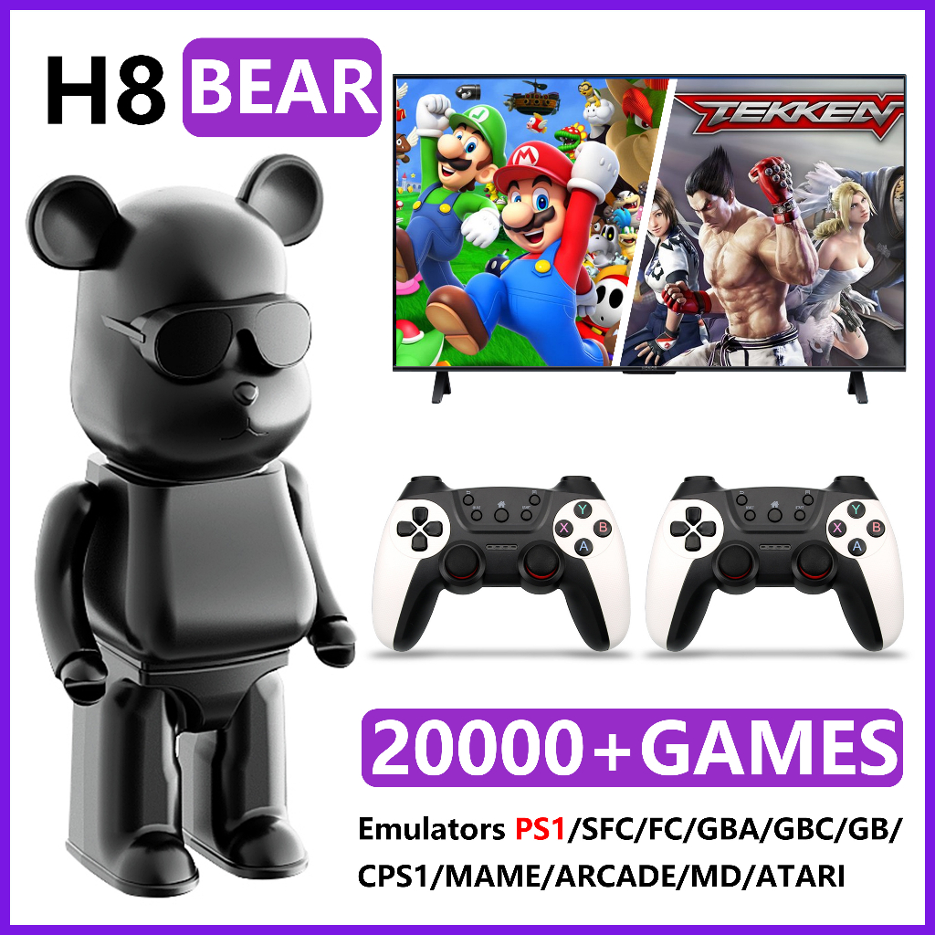 Super Game Box Violent Bear Console 128GB 20000+ Upgrade Handle Classic  Games 4K HDMI HD Output 25 Emulators Plug Play | Shopee Malaysia