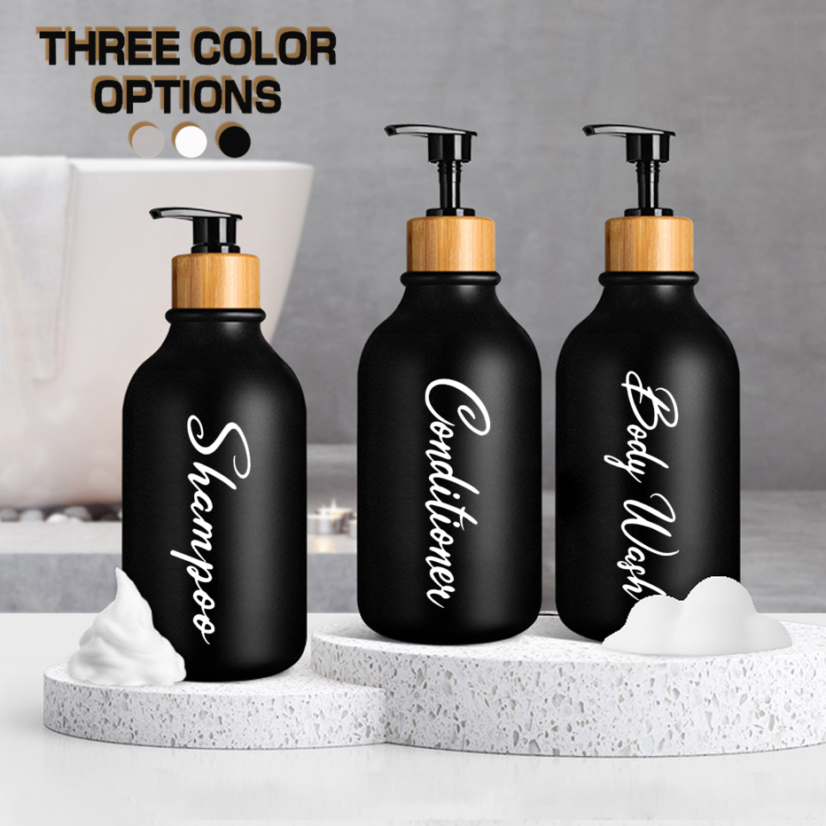 Farmhouse Shower Soap Dispenser Largecapacity Bathroom Shampoo and