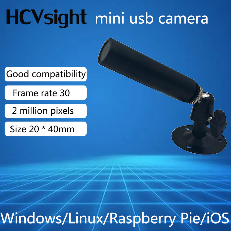 HD 2MP Micro USB Camera UVC Protocol Linux Raspberry Pi Windows Small